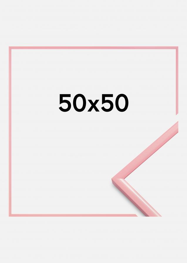Moldura New Lifestyle Vidro acrílico Cor-de-rosa 50x50 cm