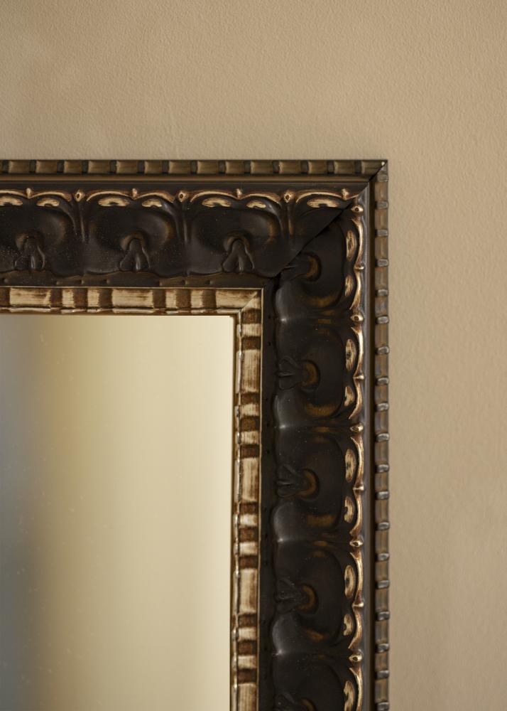 Espelho Skokloster Preto - Tamanho personalizvel