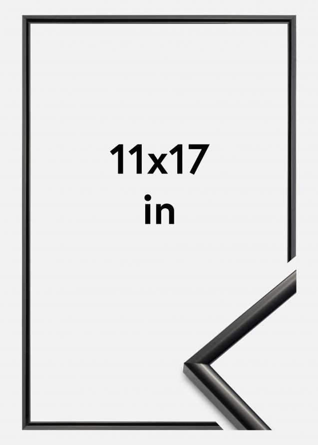 Moldura New Lifestyle Vidro acrílico Preto 11x17 inches (27,94x43,18 cm)