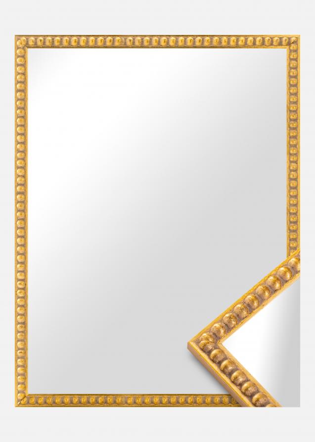 Espelho Sylvia Dourado - Tamanho personalizável