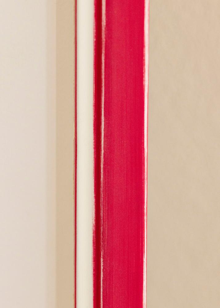Moldura Diana Vidro acrlico Vermelho 70x70 cm