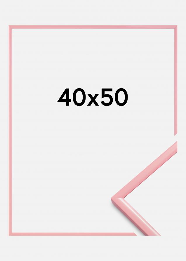 Moldura New Lifestyle Vidro acrílico Cor-de-rosa 40x50 cm