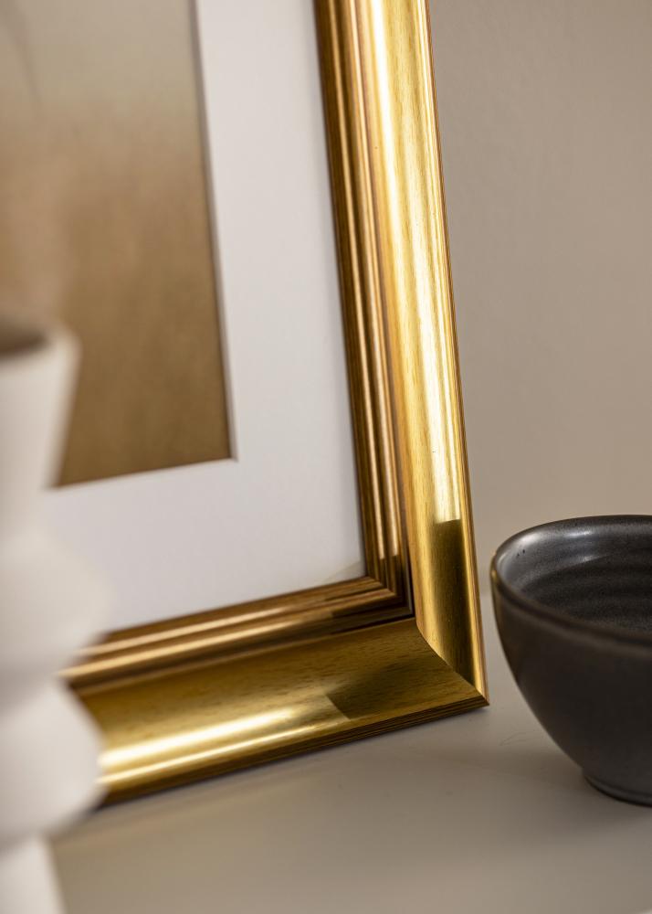 Moldura Hampshire Dourado - Tamanho personalizvel