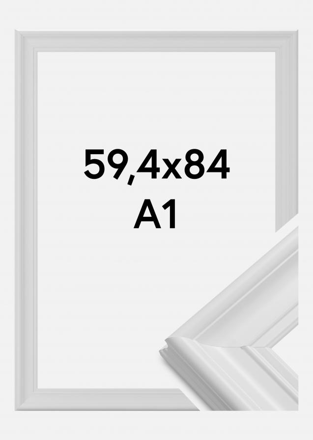 Moldura Mora Premium Branco 59,4x84 cm (A1)