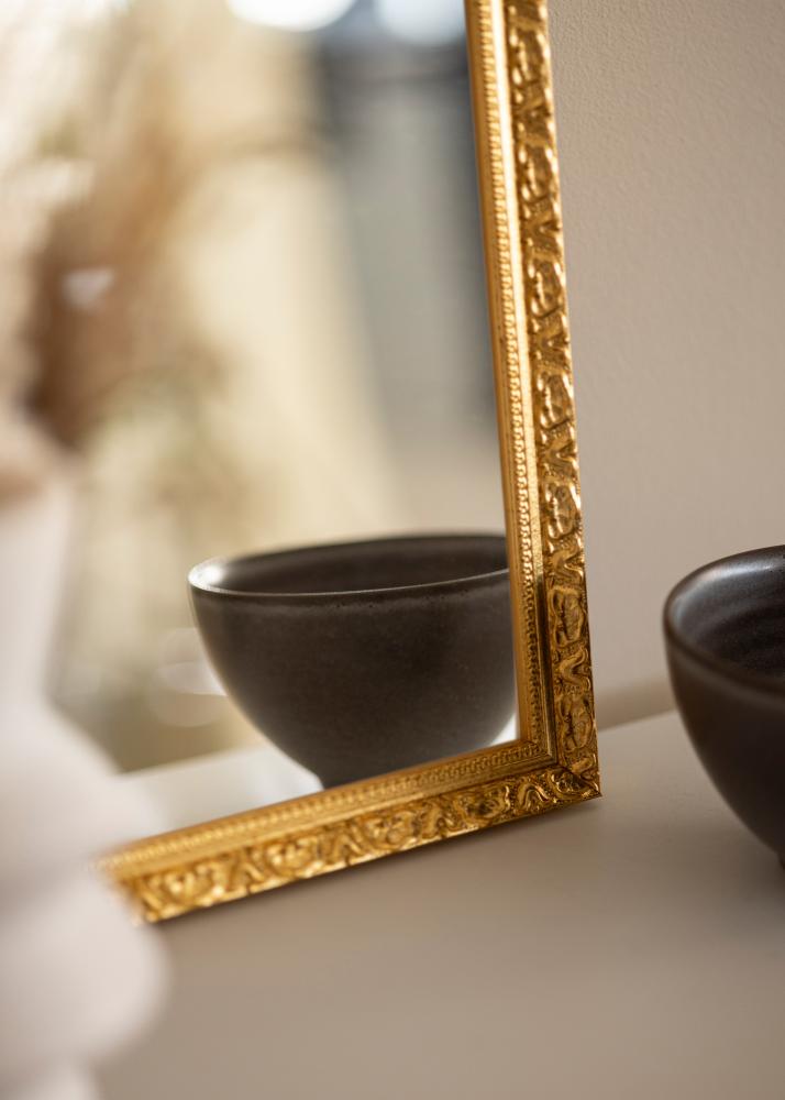 Espelho Smith Dourado - Tamanho personalizvel