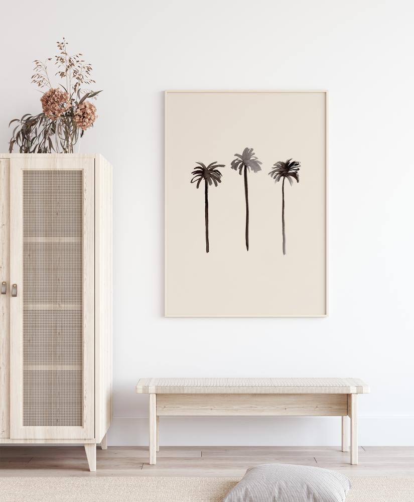 Palm Trees Ink Pster