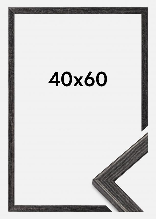 Moldura Fiorito Vidro acrílico Cinzento-escuro 40x60 cm