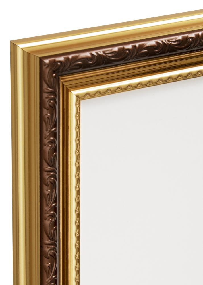 Abisko Conjunto de molduras I Dourado - 3 Fotografias (10x15 cm)