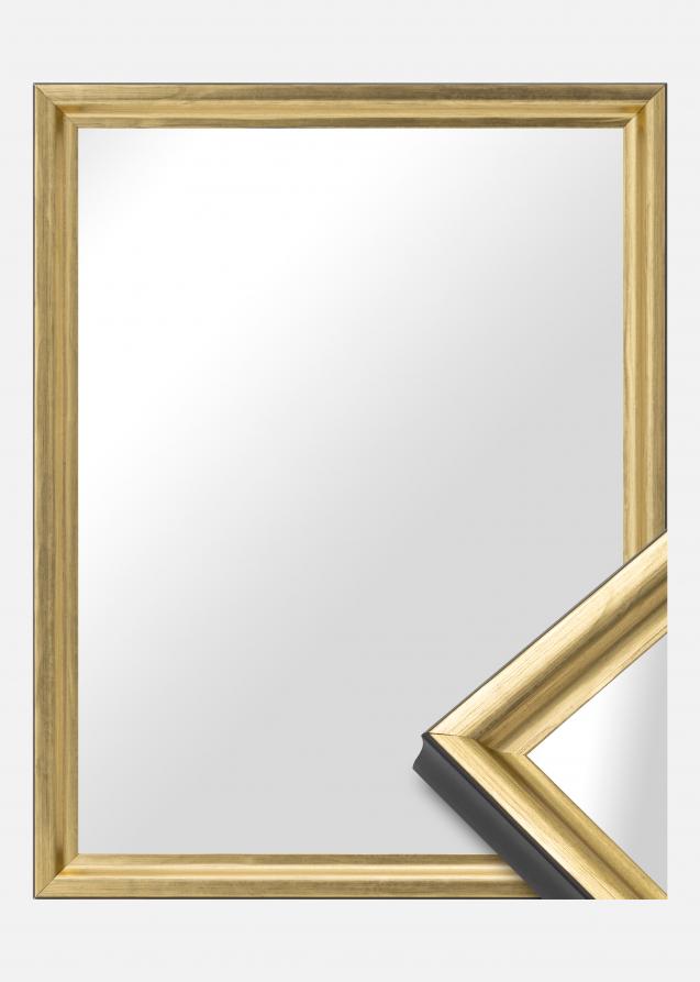 Espelho Arjeplog Dourado - Tamanho personalizável