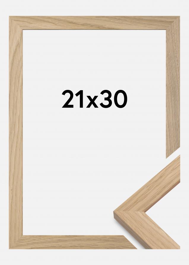 Moldura Oak Wood Vidro acrílico 21x30 cm