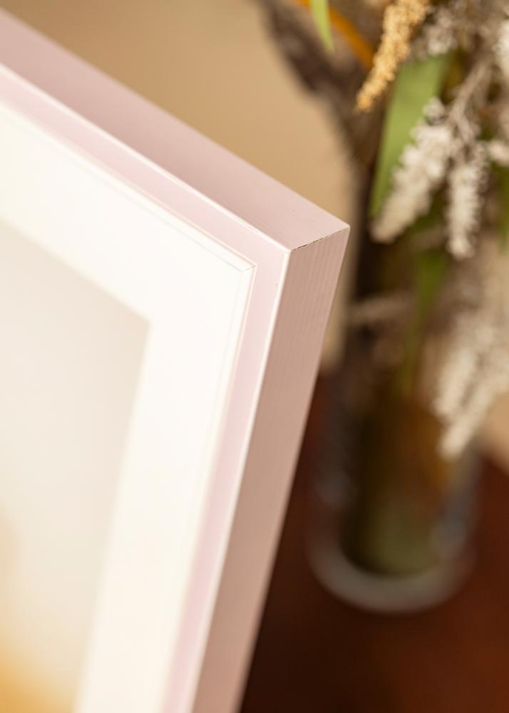 Moldura Diana Vidro acrlico Cor-de-rosa 50x70 cm