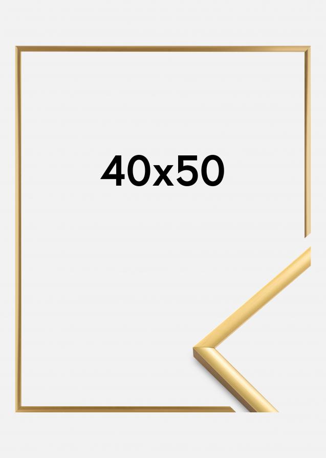 Moldura New Lifestyle Vidro acrílico Shiny Gold 40x50 cm