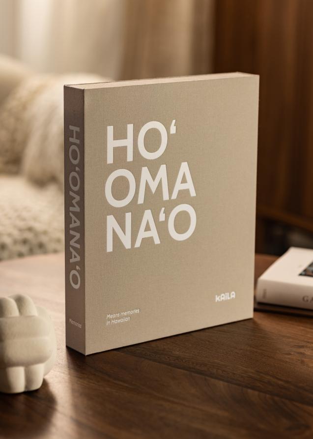 KAILA HO'OMANA'O - Coffee Table Photo Álbum (60 Páginas pretas / 30 folhas)