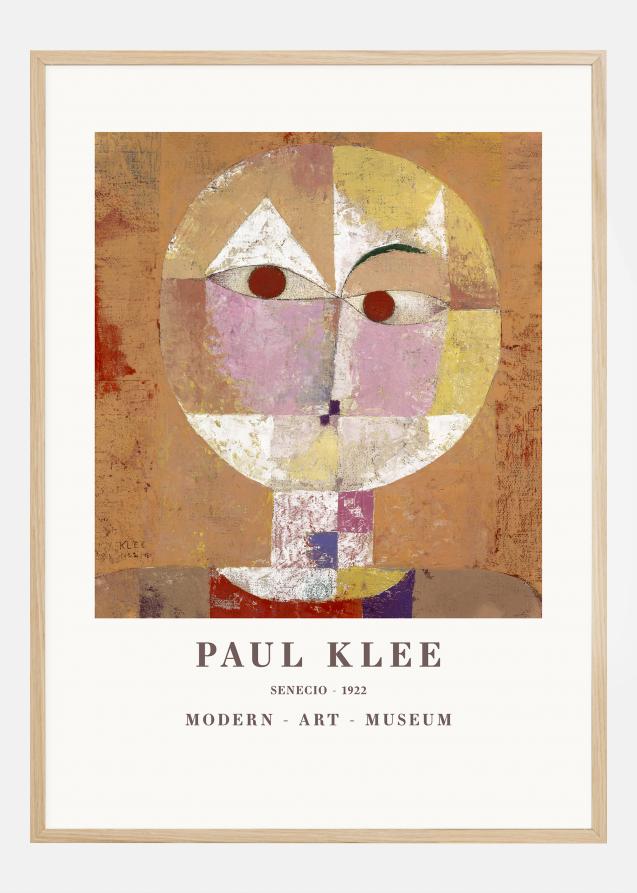 Paul Klee - Senecio Baldgreis 1922 Póster