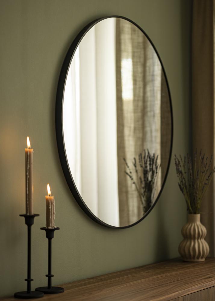 Espelho Modern Preto 80 cm 