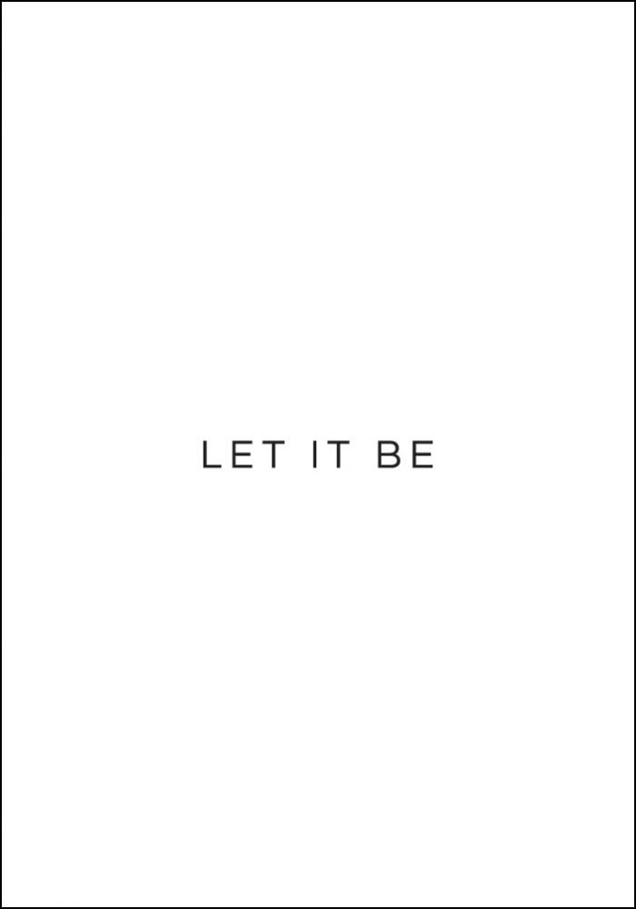 Let it be Pster