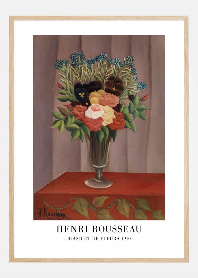 Henri Rousseau - Bouquet De Fleurs 1910 Póster