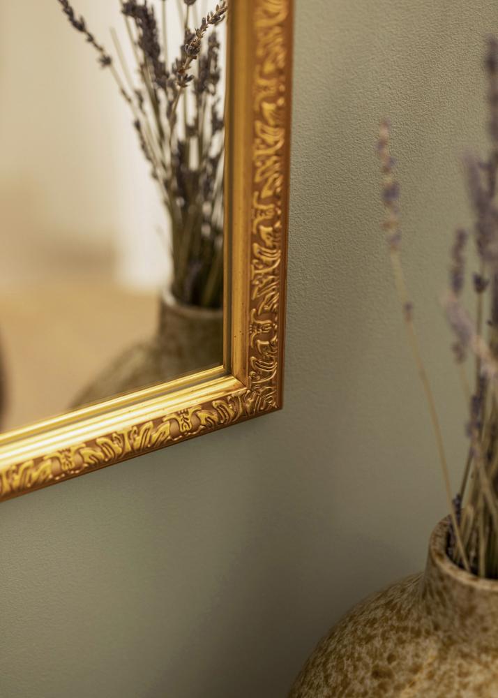 Espelho Nostalgia Dourado 30x120 cm