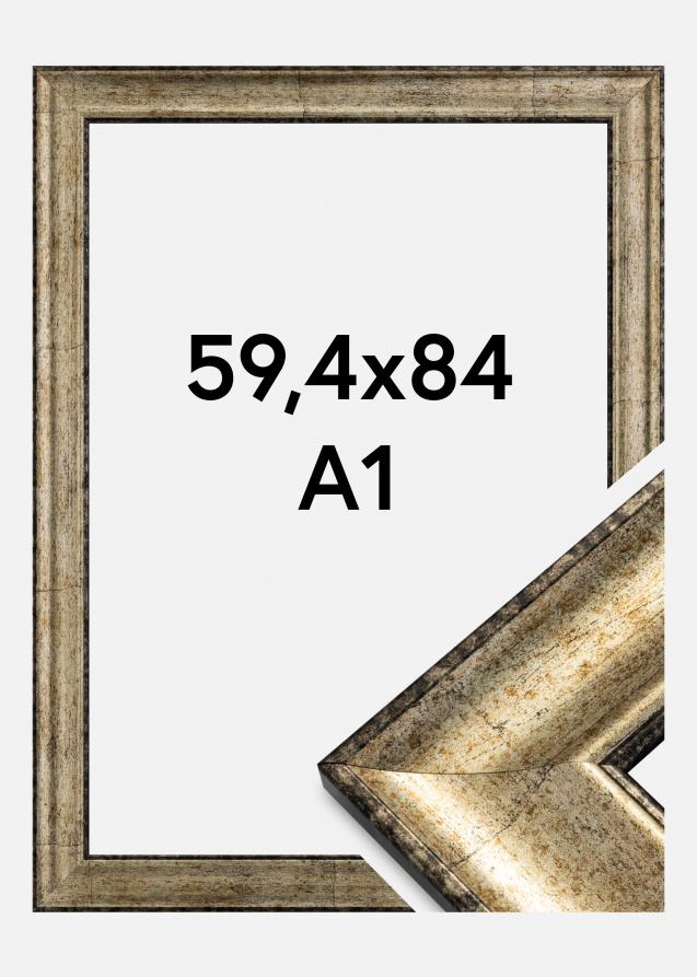 Moldura Saltsjöbaden Vidro acrílico Ouro antigo 59,4x84 cm (A1)