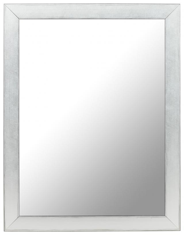 Espelho Ullvi Prateado - Tamanho personalizável