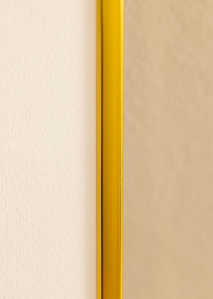 Moldura em alumnio Vidro acrlico Dourado 70x100 cm