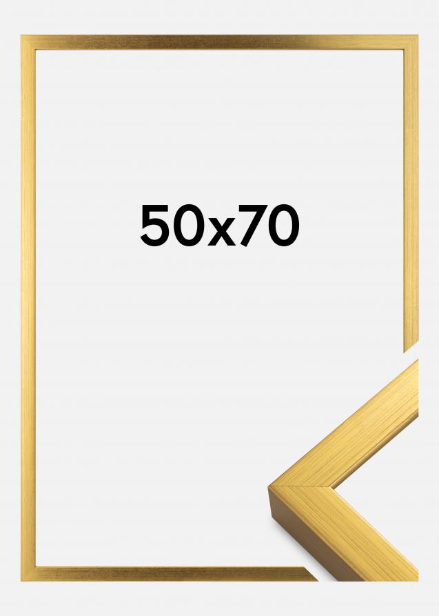 Moldura Falun Vidro acrílico Dourado 50x70 cm
