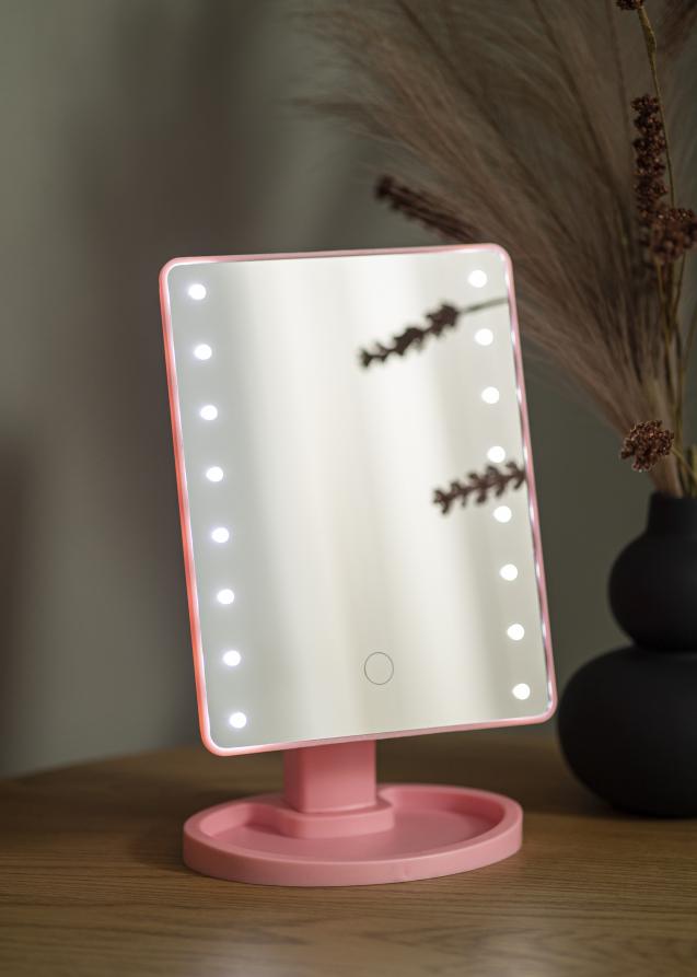 KAILA Espelho para toucador Port Cor-de-rosa 17x22 cm