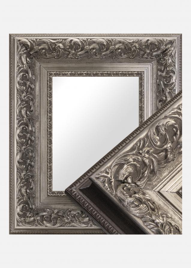 Espelho Birmingham Prateado - Tamanho personalizável