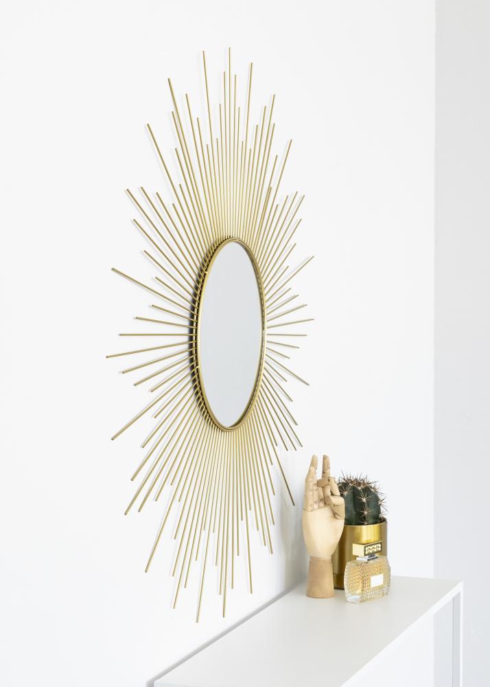 KAILA Espelho Star - Dourado 90x90 cm