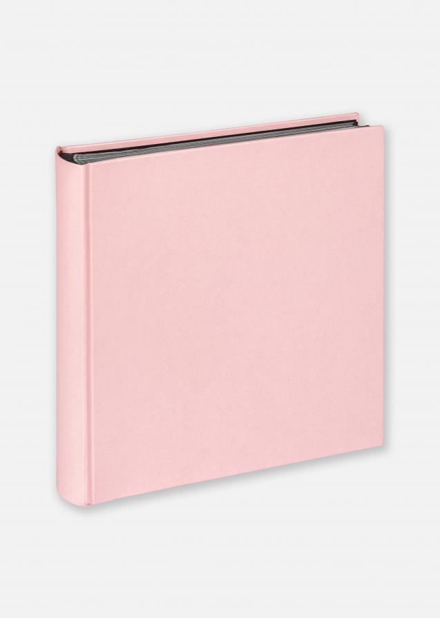 Fun Álbum de bebé Cor-de-rosa - 30x30 cm (100 Preto sidor/50 folhas)
