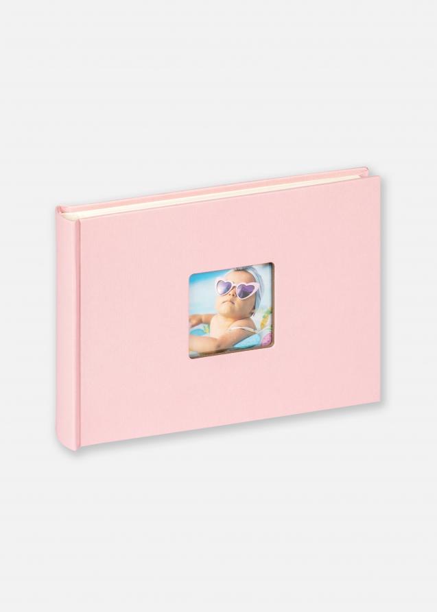 Fun Álbum de bebé Cor-de-rosa - 22x16 cm (40 Branco sidor/20 folhas)