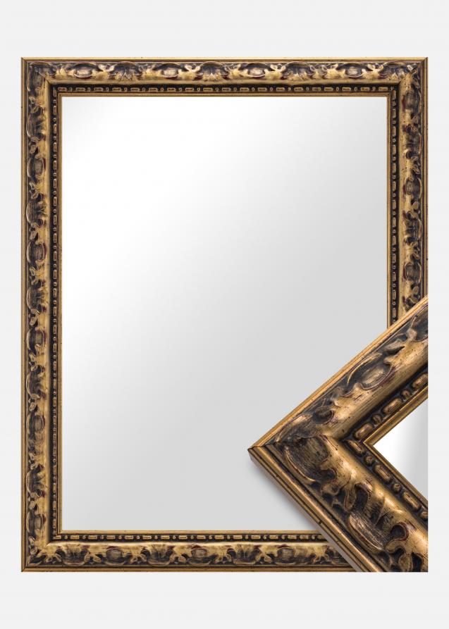 Espelho Freyja Dourado - Por medida