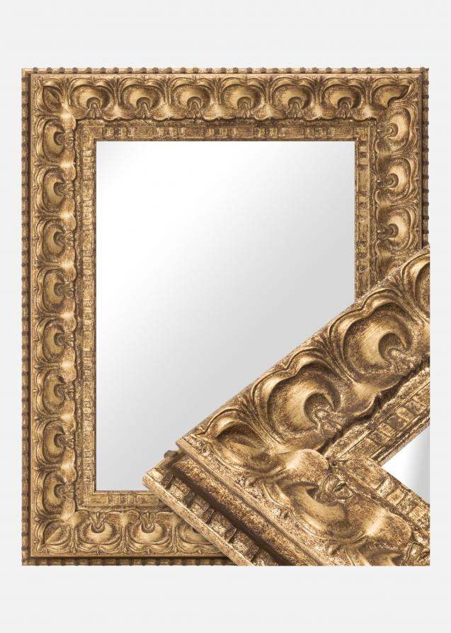 Espelho Skokloster Dourado - Tamanho personalizável
