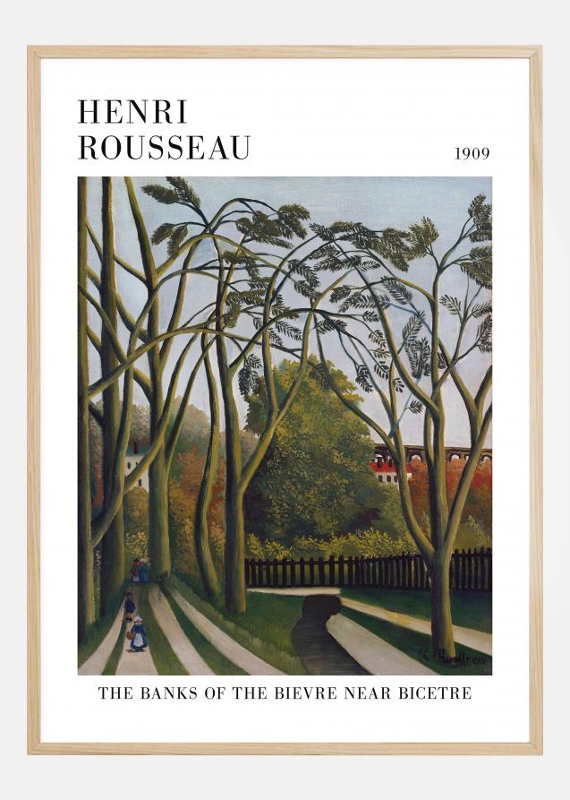 Henri Rousseau - The Banks Of The Bier Near Bicetre Póster
