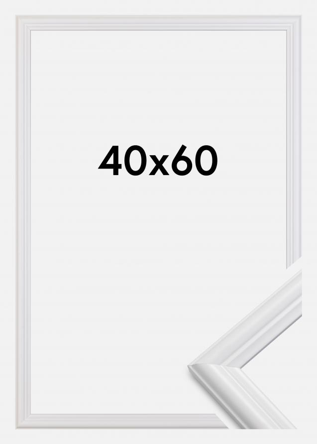 Moldura Siljan Vidro acrílico Branco 40x60 cm