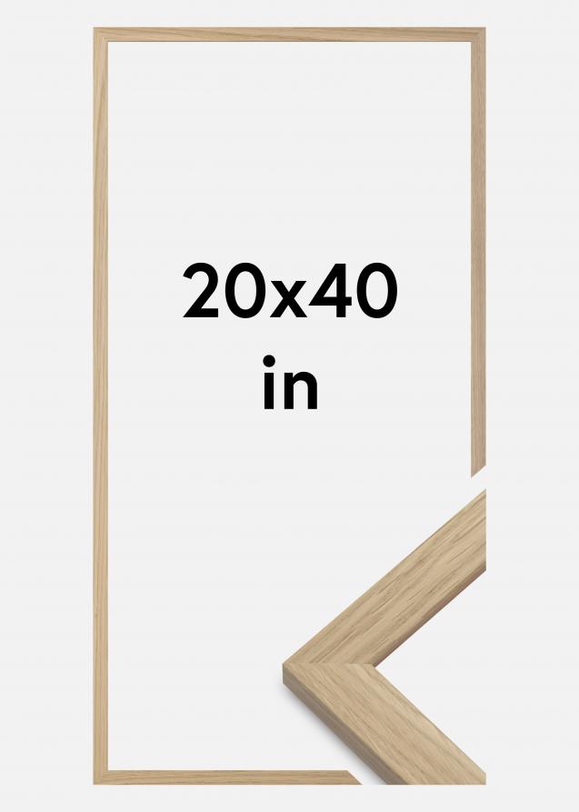 Moldura Oak Wood Vidro acrílico 20x40 inches (50,8x101,6 cm)