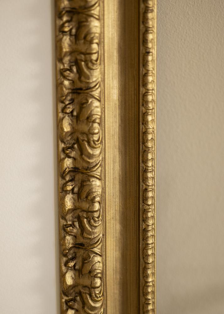 Moldura Drottningholm Dourado III - Tamanho personalizvel