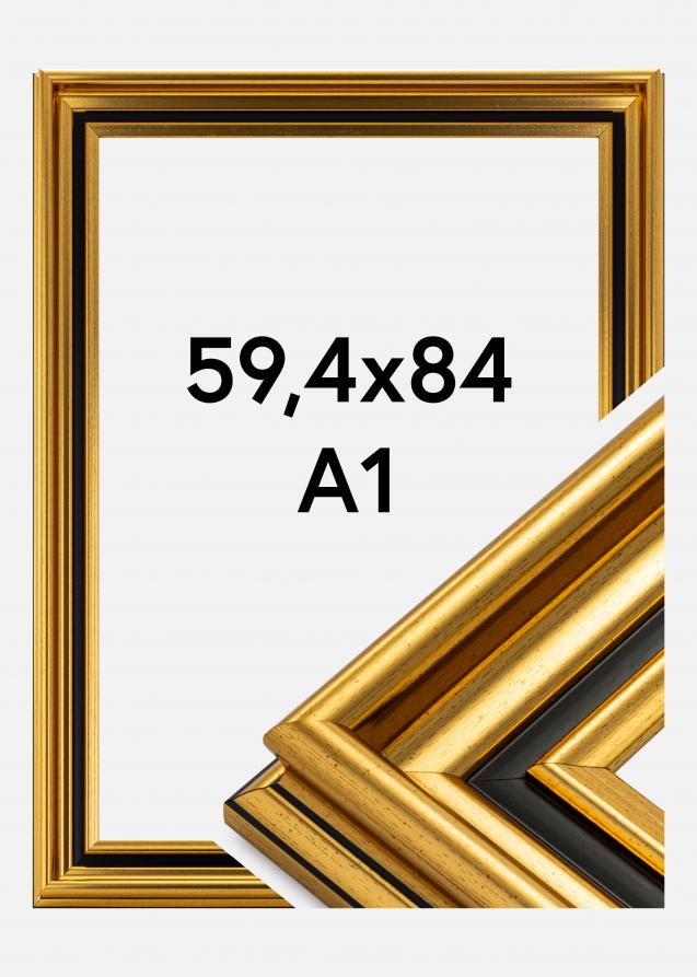 Moldura Gysinge Premium Dourado 59,4x84 cm (A1)