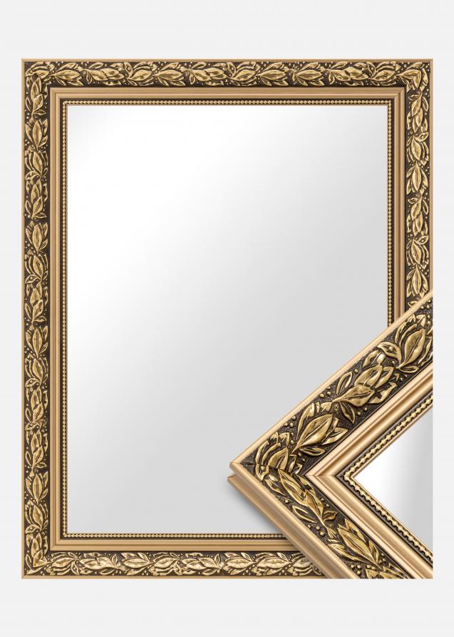 Espelho Jung Dourado - Tamanho personalizável