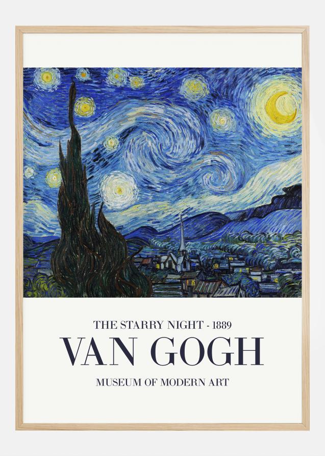 VAN GOGH - The Starry Night Póster