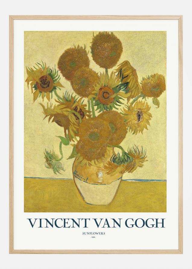 VAN GOGH - Sunflowers Póster