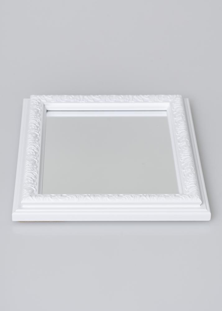 Espelho Nostalgia Branco 15x20 cm