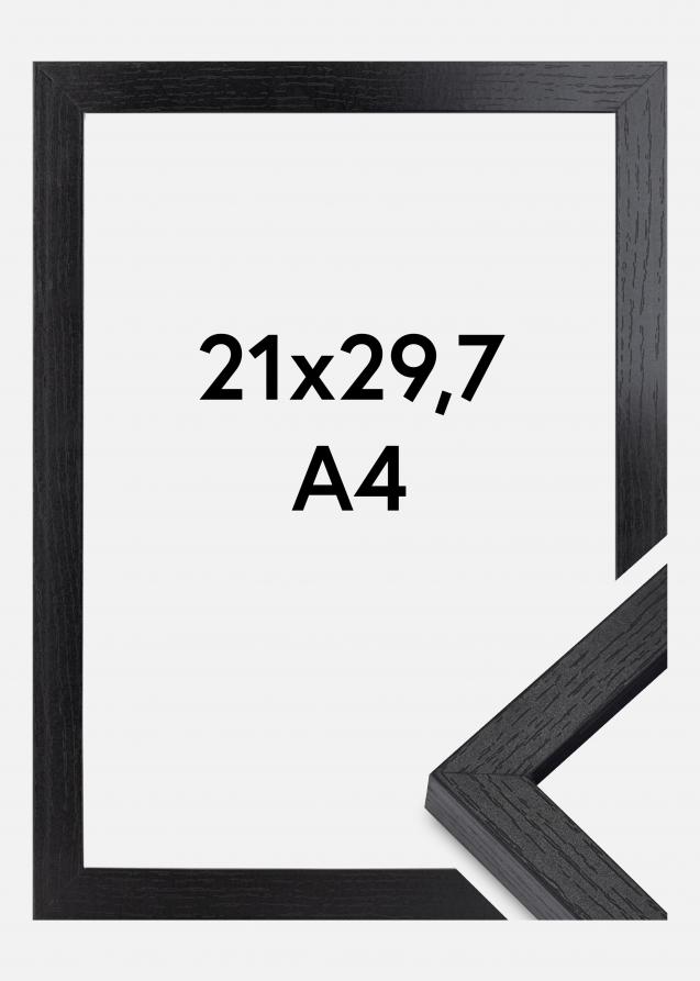 BGA Moldura caixa Vidro acrílico Preto 21x29,7 cm (A4)
