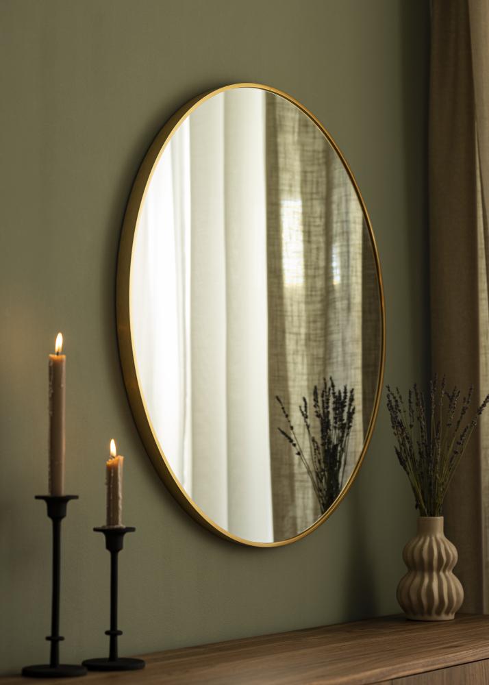 Espelho Modern Dourado 80 cm 
