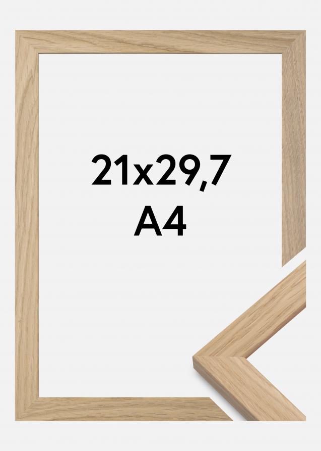 Moldura Oak Wood Vidro acrílico 21x29,7 cm (A4)
