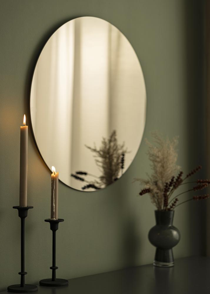 KAILA Redondo Espelho Dfolha Bronze 60 cm 
