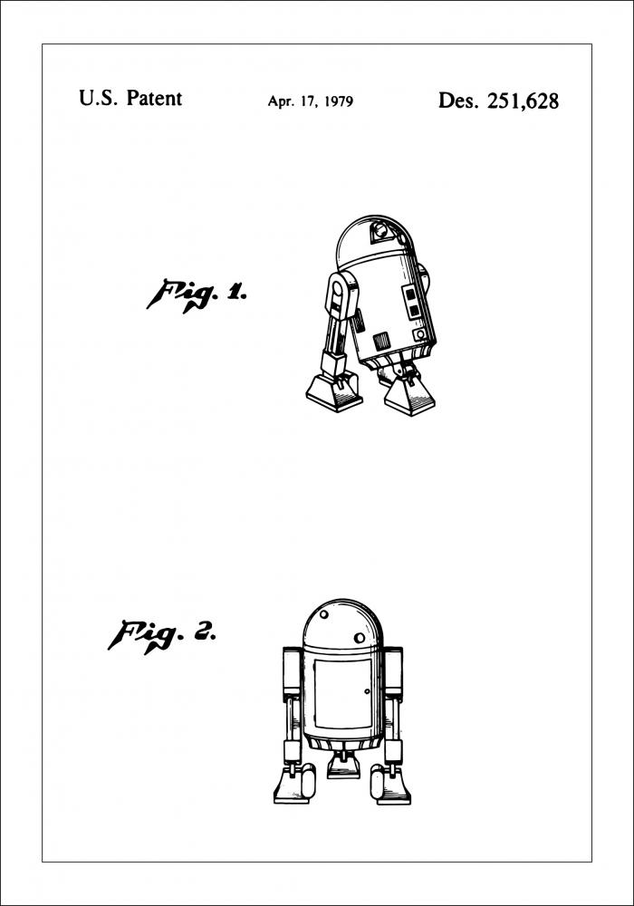 Desenho de patentes - Star Wars - R2-D2 Pster