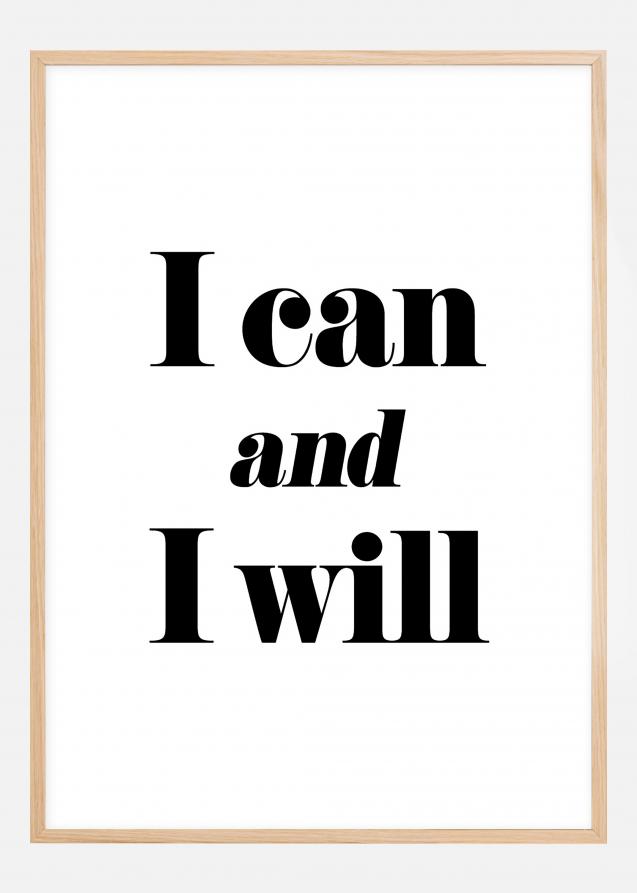 I can and I will Póster