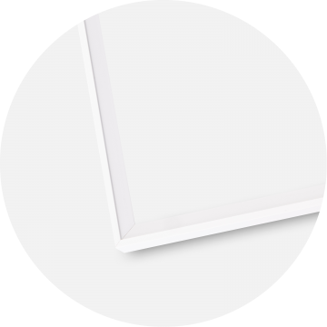 Moldura Desire Branco 13x18 cm - Passe-partout Branco 10x12 cm