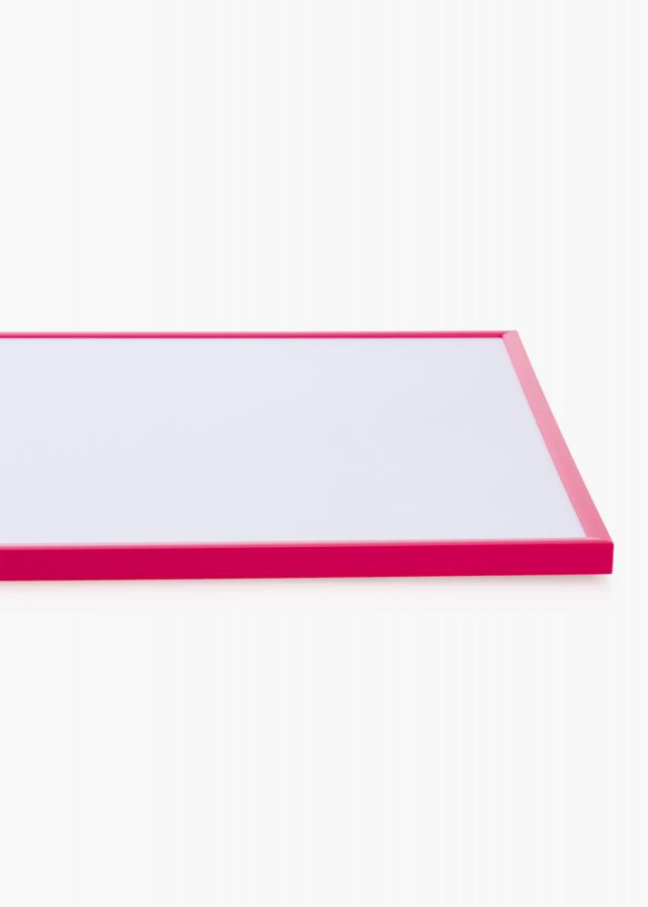 Moldura New Lifestyle Hot Pink 30x40 cm - Passe-partout Preto 8x12 inches